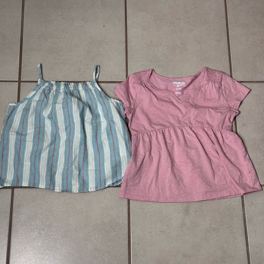 Oshkosh Bโgosh Kidsโ Girls Blouses size 8/8A.
